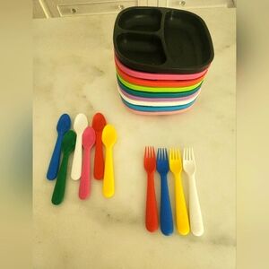Re Play kids plates and utensils
